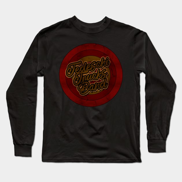 Circle Retro Tedeschi Trucks Band Long Sleeve T-Shirt by Electric Tone